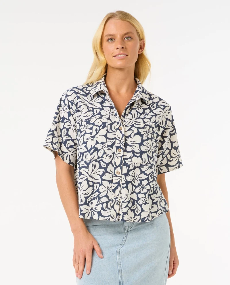Las Dalias Short Sleeve Shirt