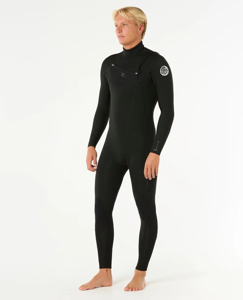 Mens Dawn Patrol 4/3 Chest Zip Steamer Wetsuit