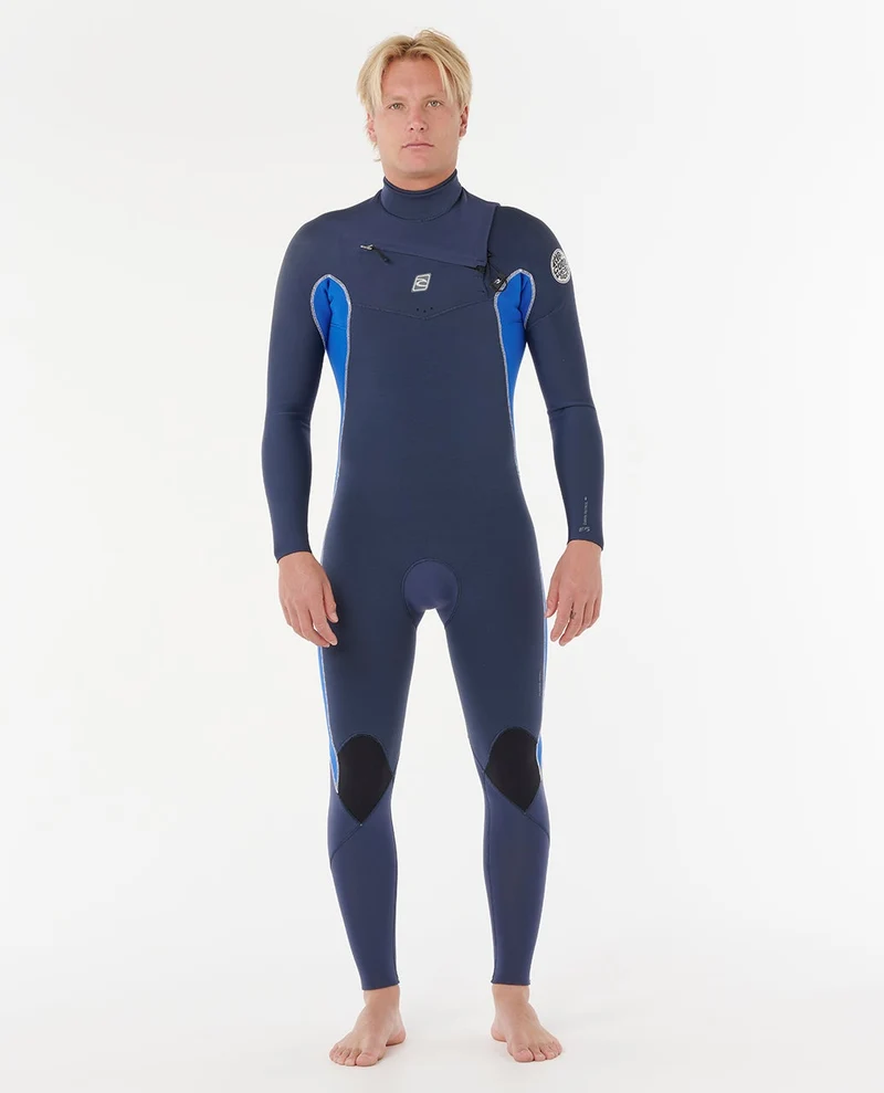 Mens Dawn Patrol 4/3 Chest Zip Steamer Wetsuit
