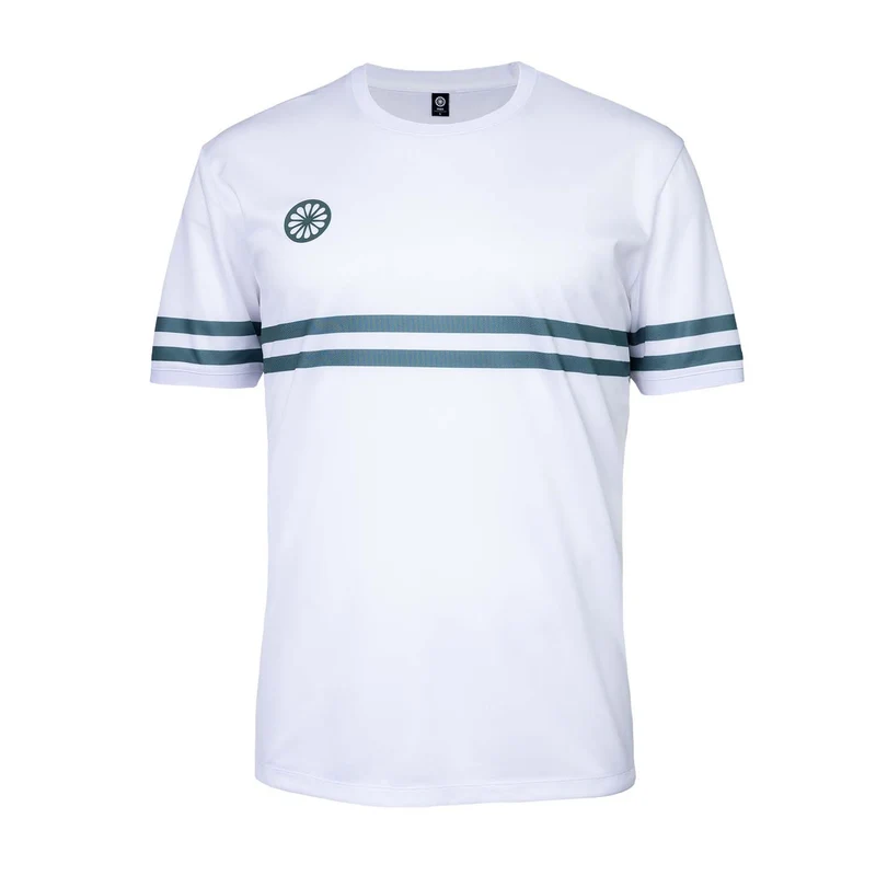 pique striped T-shirt