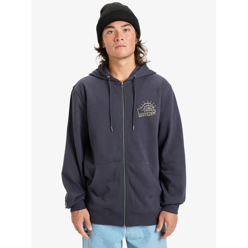 Graphic Hood Zip